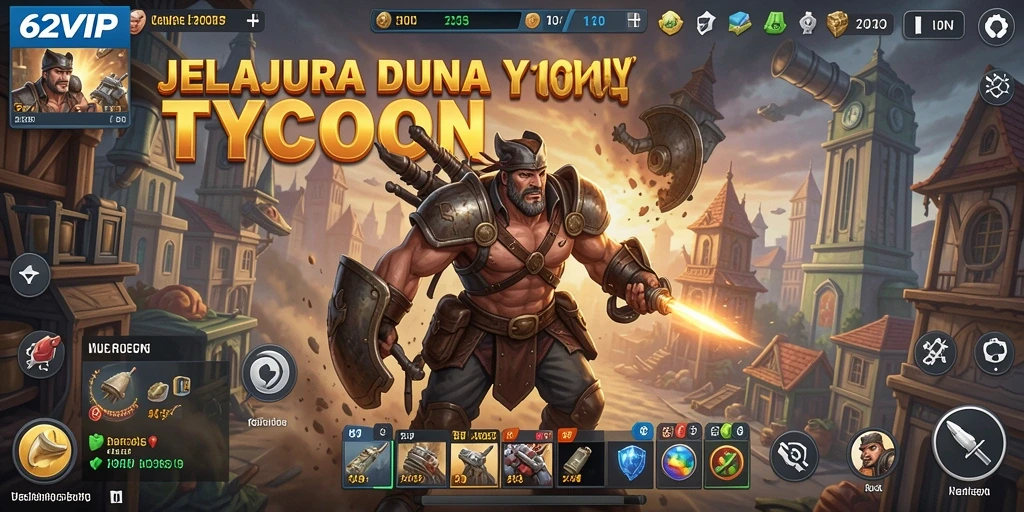 Screenshot 62VIP menampilkan gameplay yang menarik dalam dunia Tycoon.