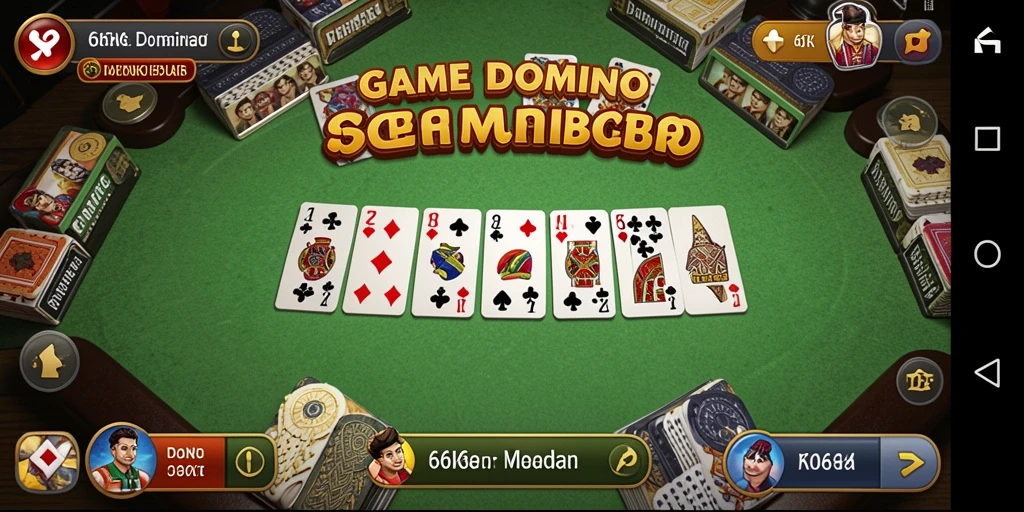 Gameplay seru domino yang menantang dan penuh strategi.