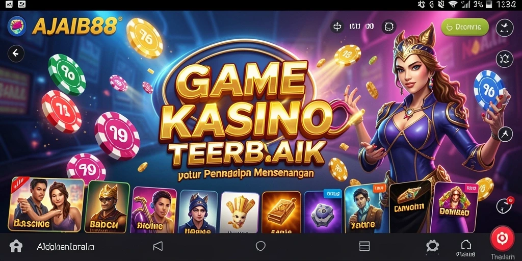Tampilan gameplay seru di AJAIB88 dengan berbagai pilihan permainan Kasino.