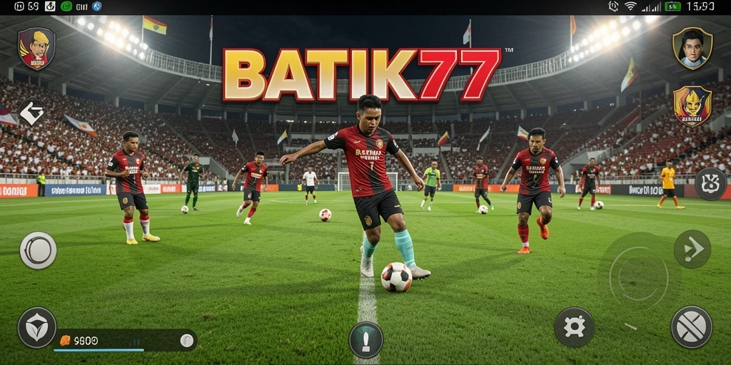 Tampilan gameplay seru dan menegangkan dari BATIK77.