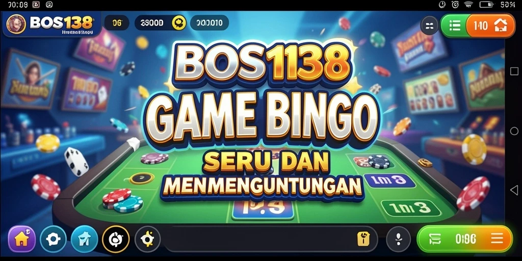 Tampilan gameplay seru dalam permainan Bingo BOS138.