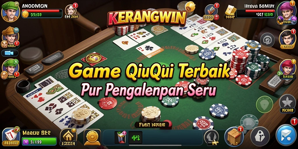 Tampilan permainan KERANGWIN yang menarik dan interaktif.