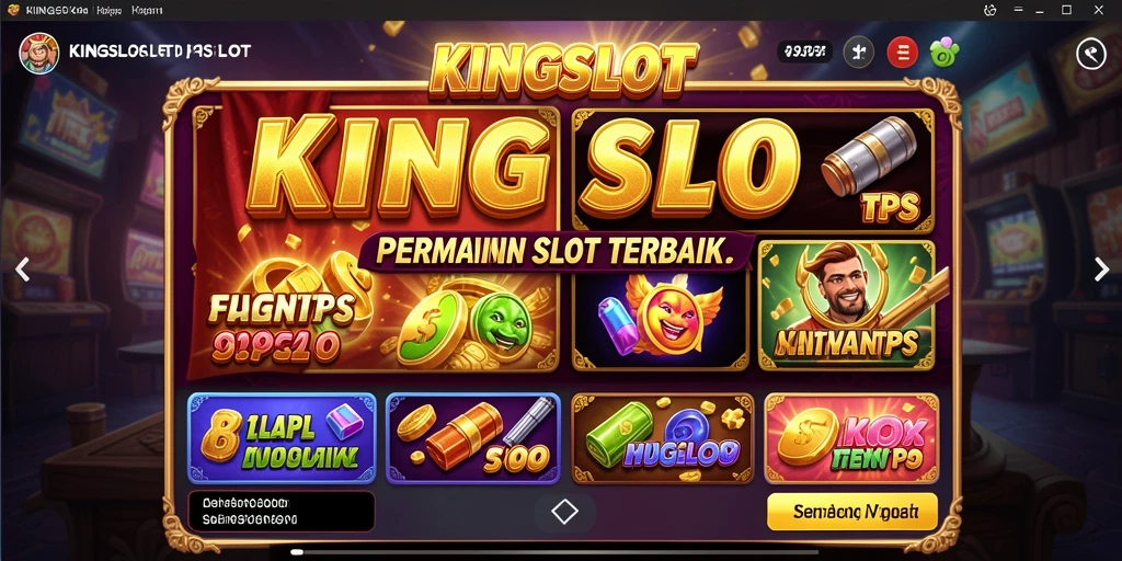 Tangkapan layar menarik dari gameplay KINGSLOT yang mendebarkan.
