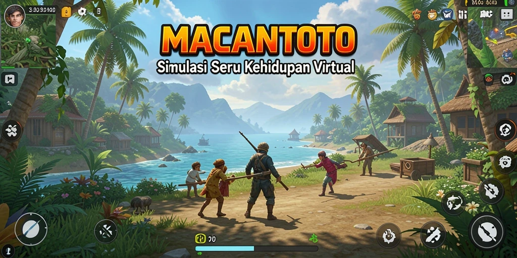 Tangkapan layar menunjukkan gameplay interaktif dan grafis menawan dari MACANTOTO.