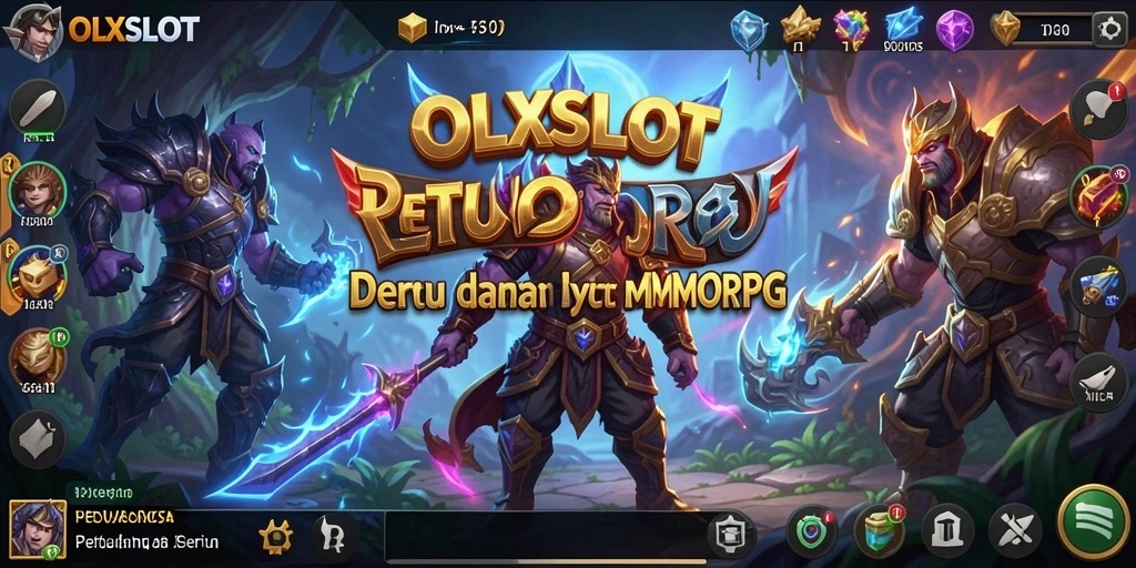 Gameplay seru OLXSLOT dalam eksplorasi dunia MMORPG.