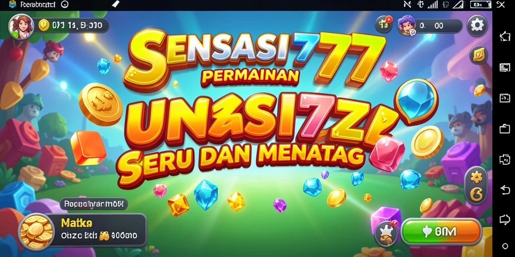 Tampilan menarik gameplay SENSASI777 saat menyelesaikan puzzle.