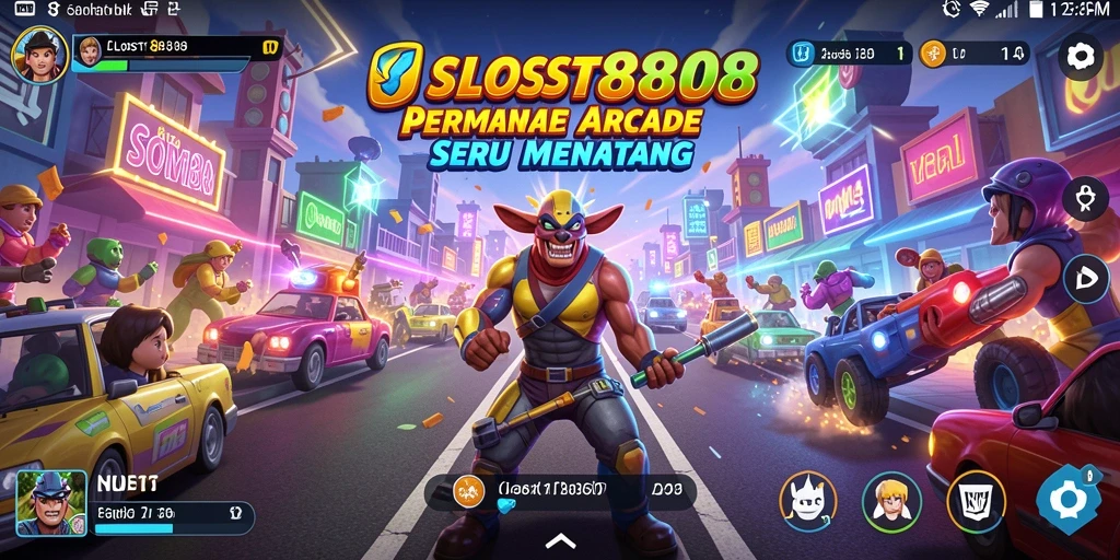 Tampilan gameplay menarik dari SLOST8808 yang memukau.