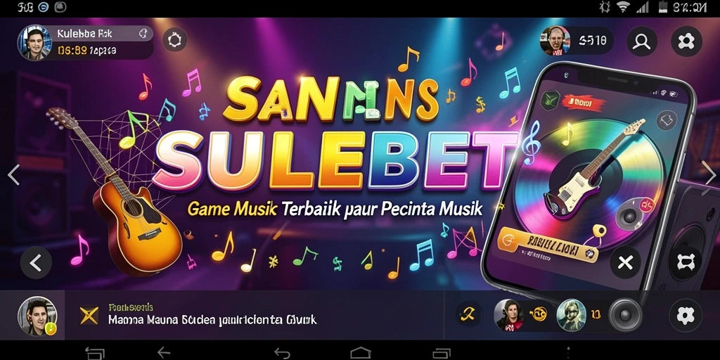 Screenshot gameplay SULEBET menampilkan pengalaman seru memainkan musik.