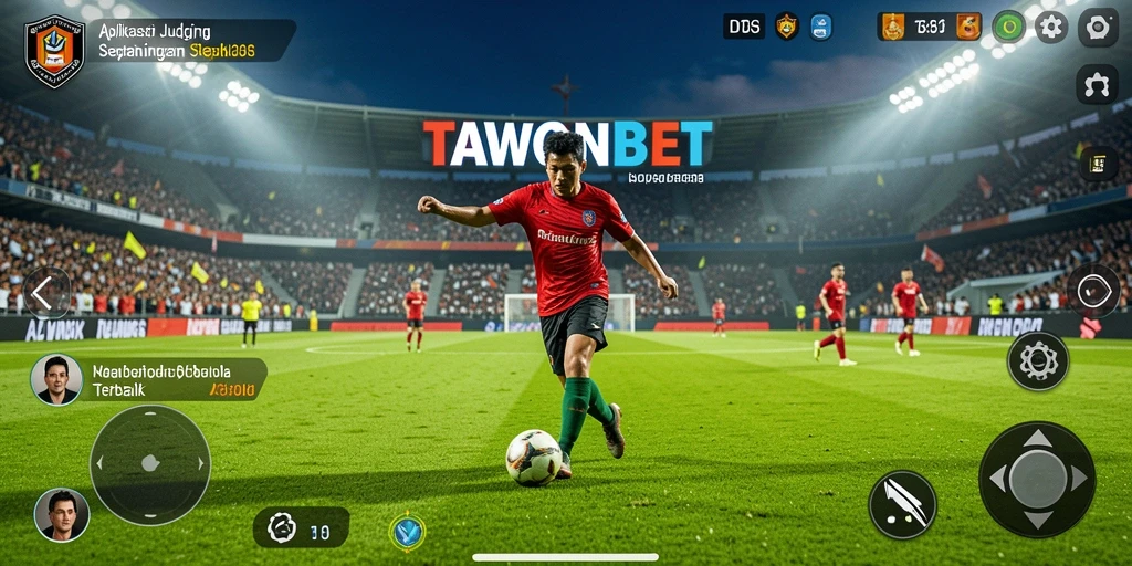 Tampilan screenshot utama TAWONBET yang menampilkan pengalaman gameplay Football.
