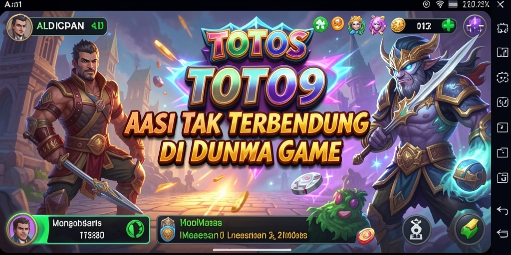 Tangkapan layar gameplay TOTO9 yang menunjukkan aksi mendebarkan dan karakter unik.